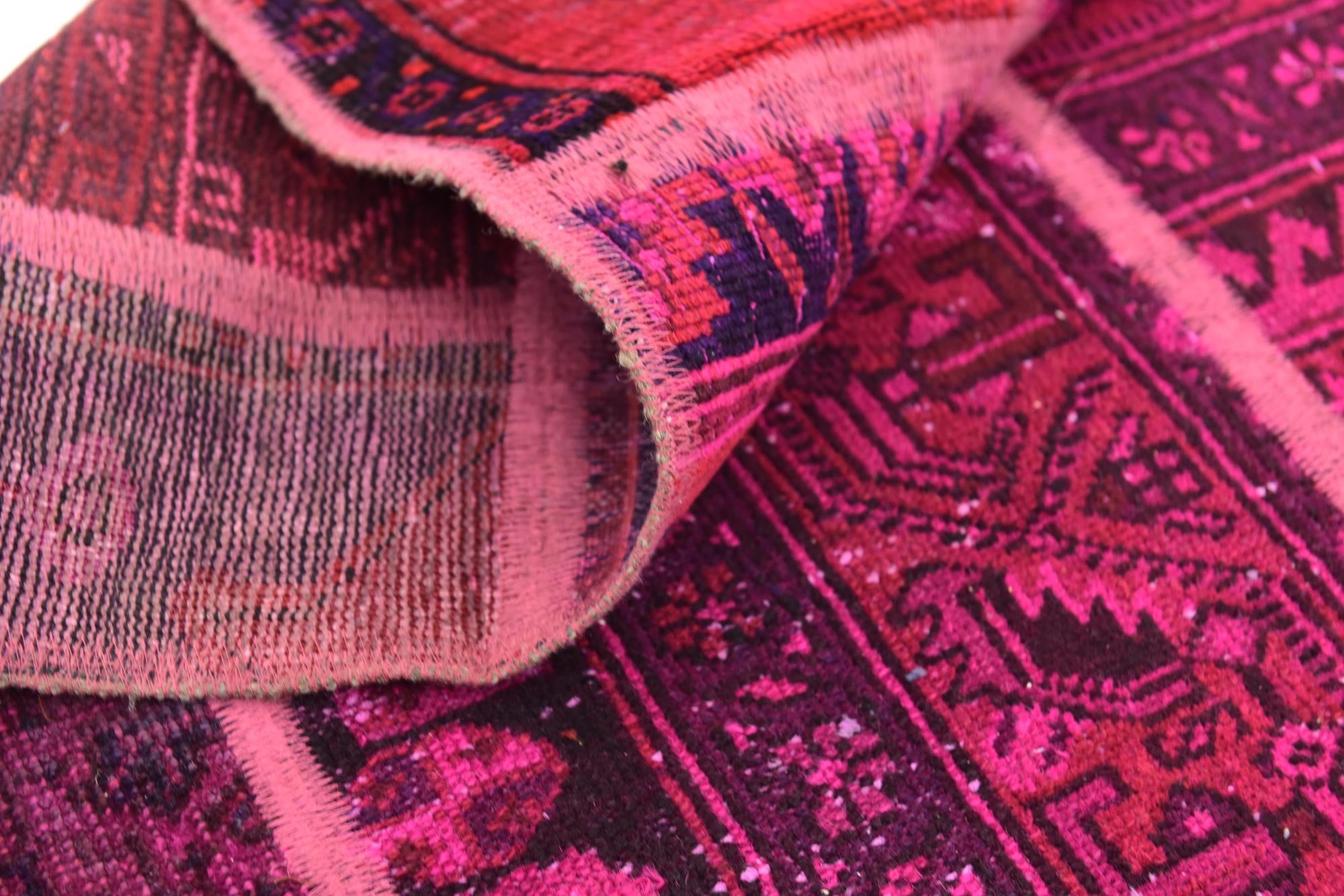 5' 8 x 7' 6 Hand Knotted Ultra Vintage Persian Wool Rug