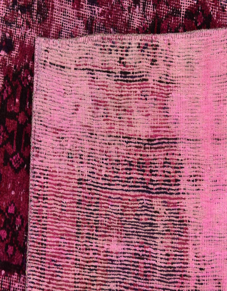 Detail image of 6' 10 x 9'  Hand Knotted Ultra Vintage Persian Wool Rug