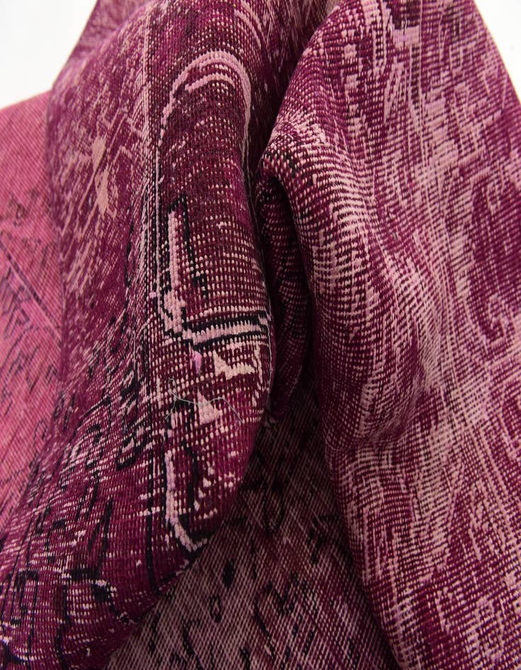 Detail image of 6' 4 x 9' 3 Hand Knotted Ultra Vintage Persian Wool Rug