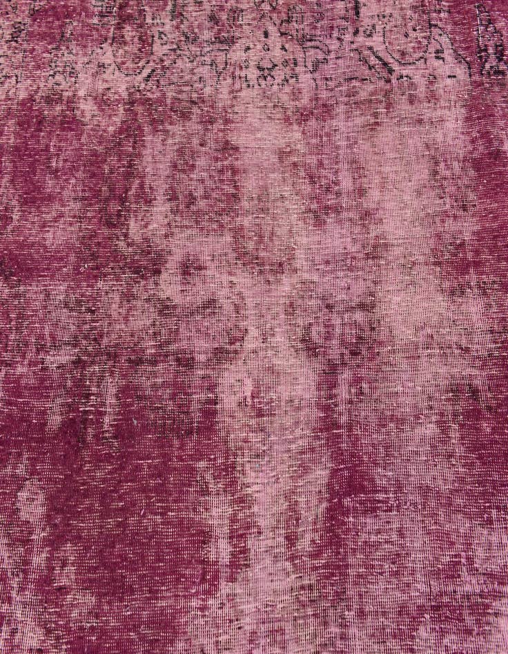 Detail image of 6' 4 x 9' 3 Hand Knotted Ultra Vintage Persian Wool Rug