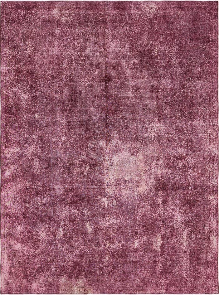 Detail image of 9' 6 x 13' Hand Knotted Ultra Vintage Persian Wool Rug