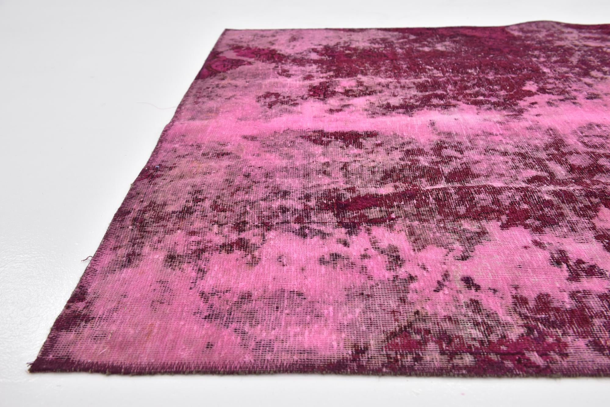 4' 3 x 7' 4 Hand Knotted Ultra Vintage Persian Wool Rug