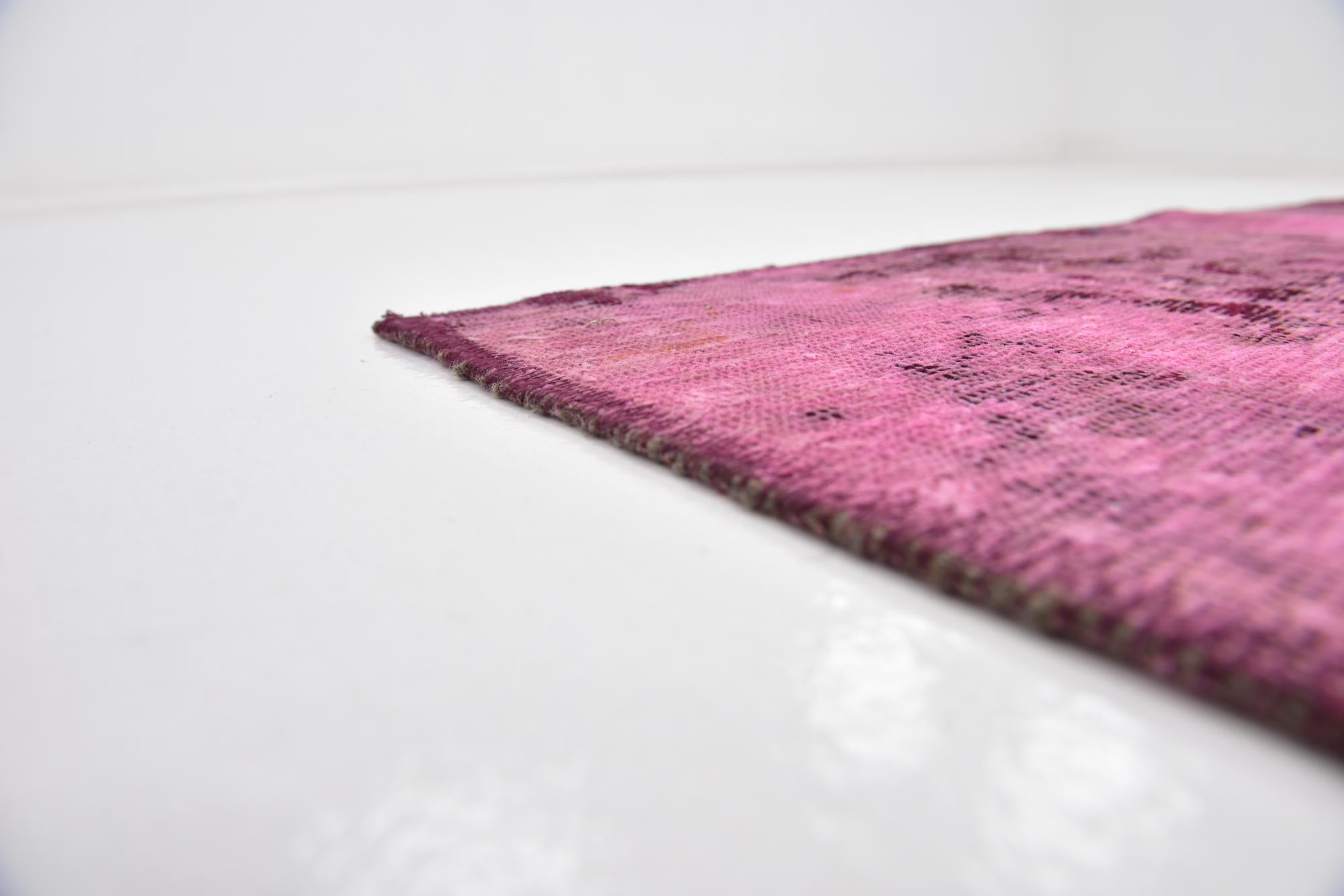 4' 3 x 7' 4 Hand Knotted Ultra Vintage Persian Wool Rug