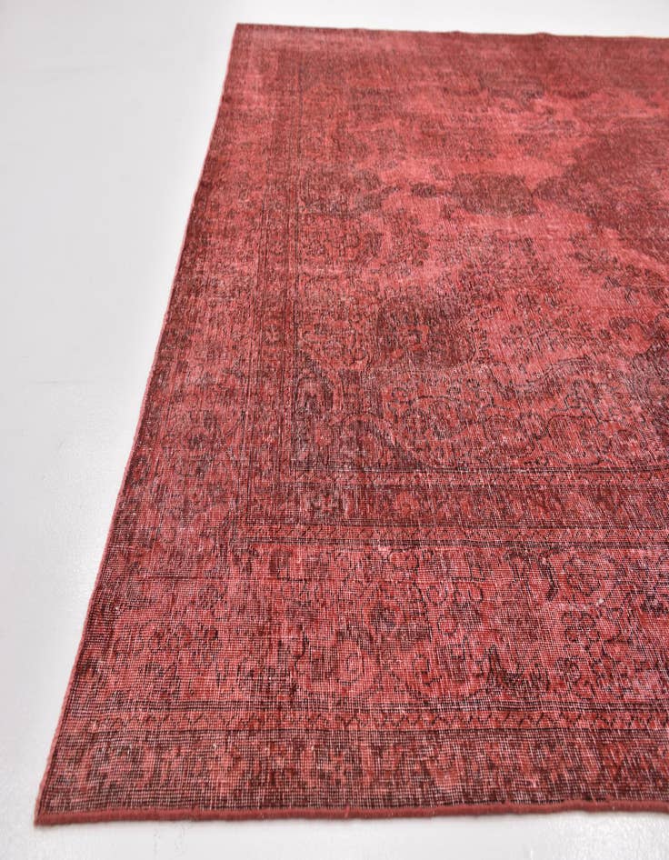 Detail image of 9' 3 x 13' Hand Knotted Ultra Vintage Persian Wool Rug