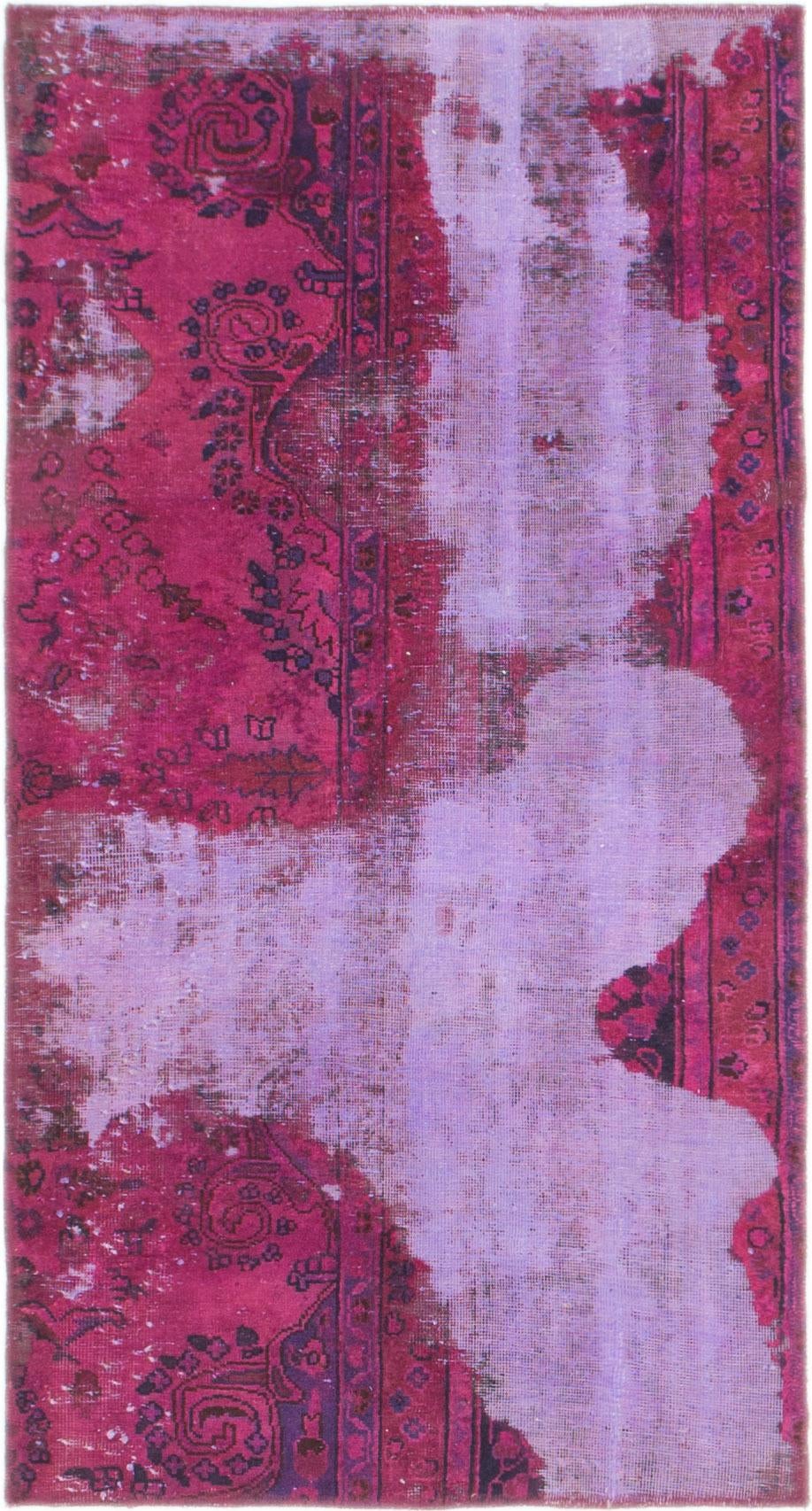 2' 9 x 5' 2 Hand Knotted Ultra Vintage Persian Wool Rug