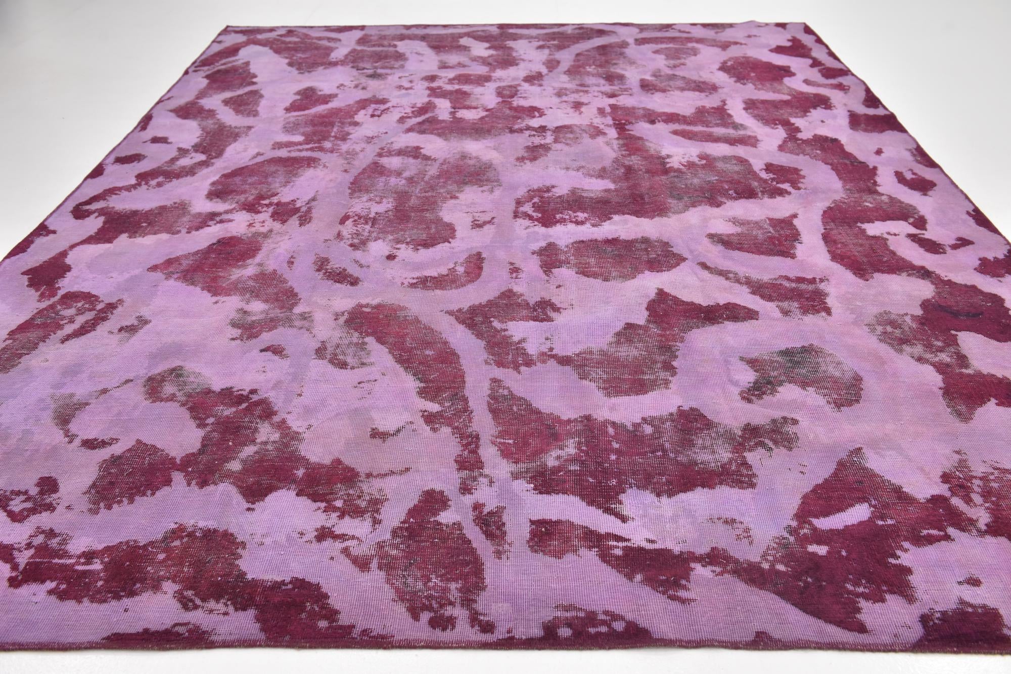 9' 2 x 12' Hand Knotted Ultra Vintage Persian Wool Rug