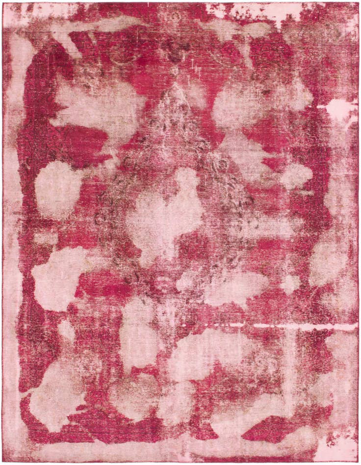 Detail image of 8' 10 x 11' 9 Hand Knotted Ultra Vintage Persian Wool Rug