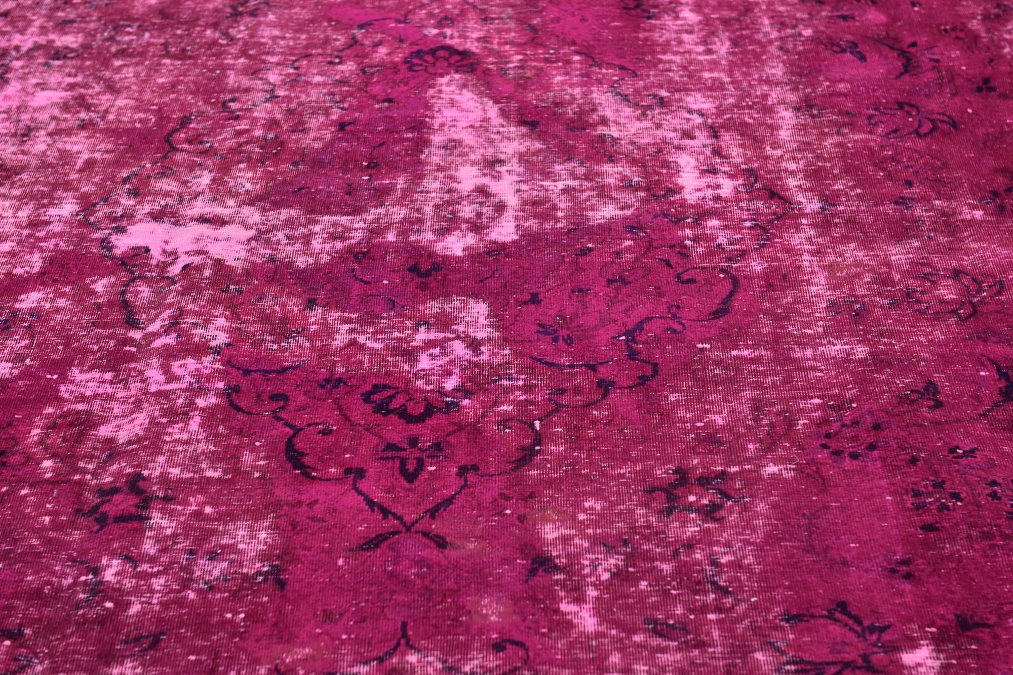 7' 4 x 10' 9 Hand Knotted Ultra Vintage Persian Wool Rug