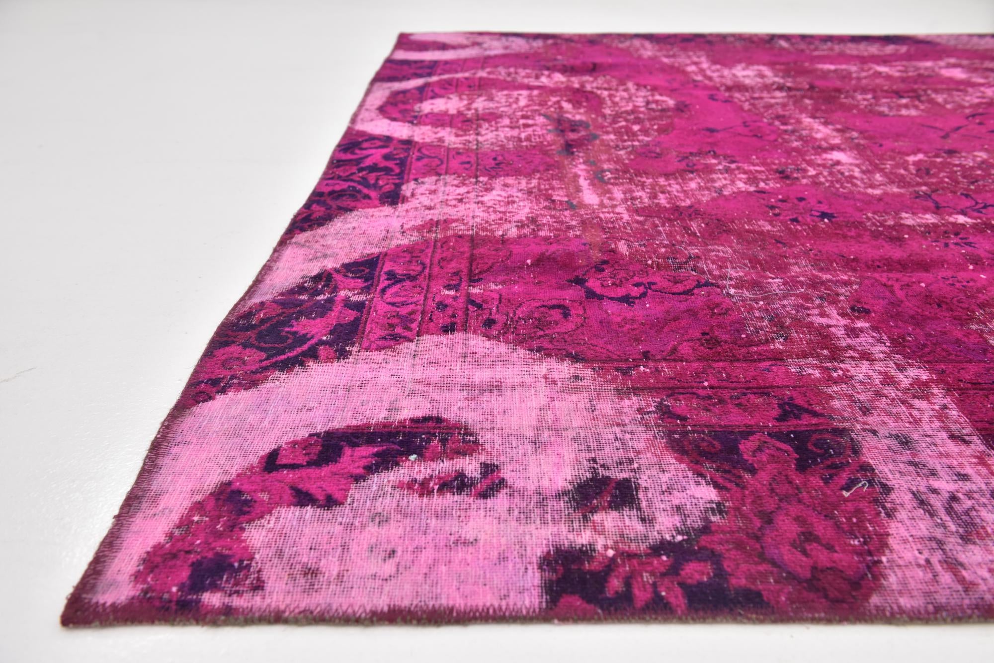 7' 4 x 10' 9 Hand Knotted Ultra Vintage Persian Wool Rug
