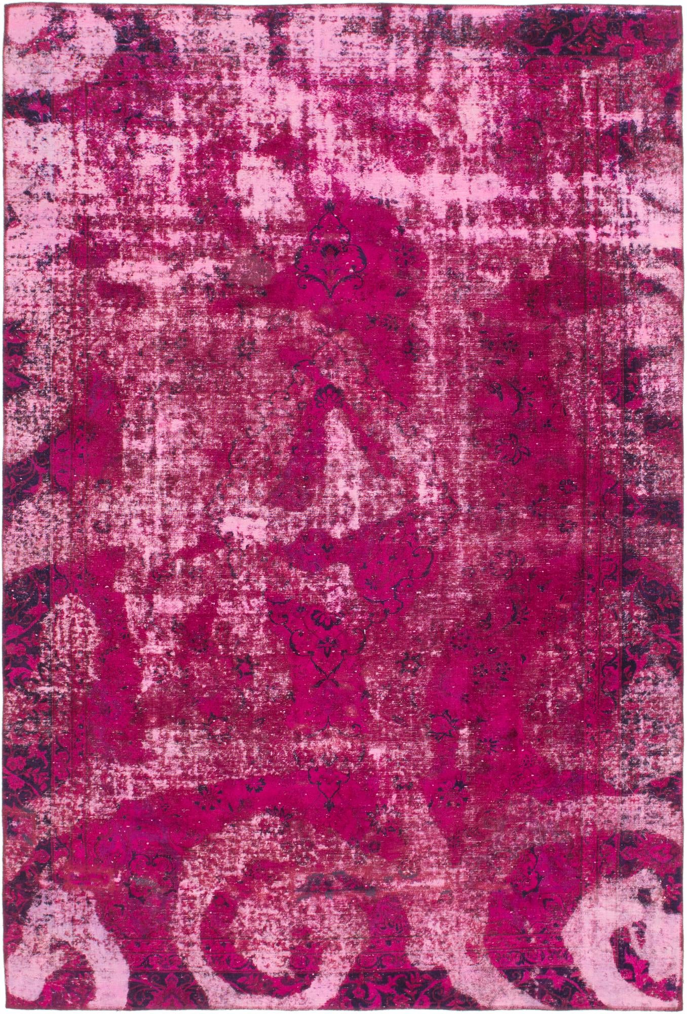 7' 4 x 10' 9 Hand Knotted Ultra Vintage Persian Wool Rug