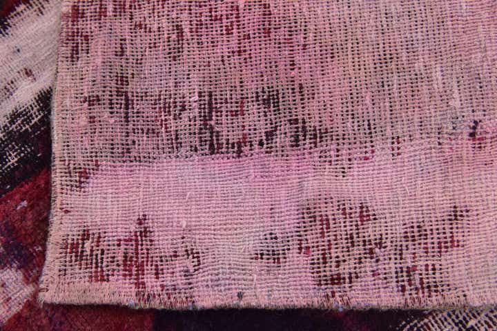 4' 8 x 6' Hand Knotted Ultra Vintage Persian Wool Rug