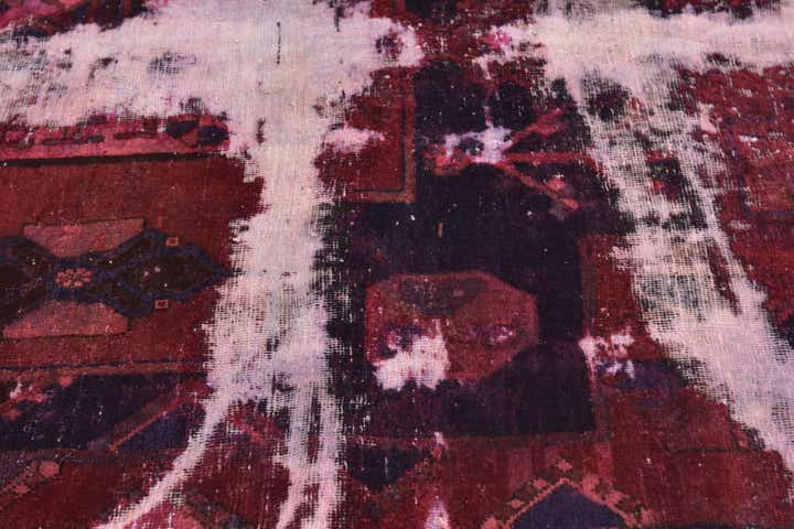 4' 8 x 6' Hand Knotted Ultra Vintage Persian Wool Rug