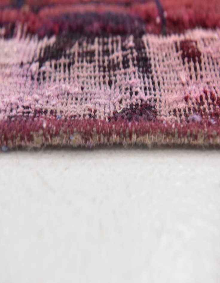 Detail image of 4' 8 x 6'  Hand Knotted Ultra Vintage Persian Wool Rug