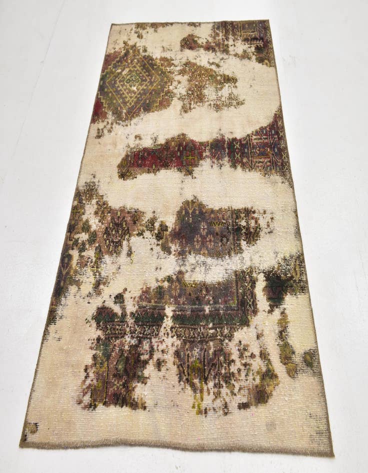 Detail image of 4' x 6' 3  Hand Knotted Ultra Vintage Persian Wool Rug