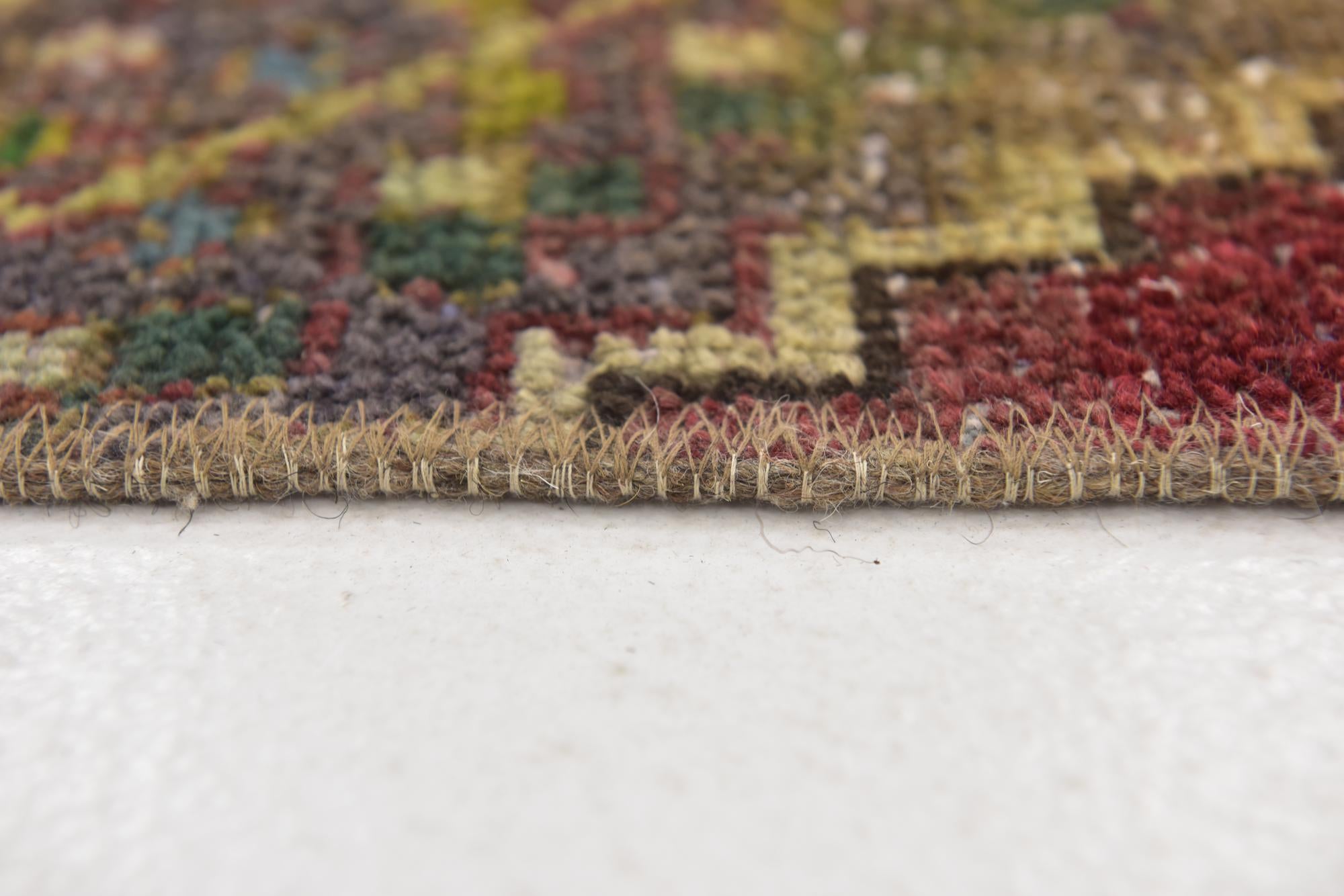 4' x 6' 3 Hand Knotted Ultra Vintage Persian Wool Rug