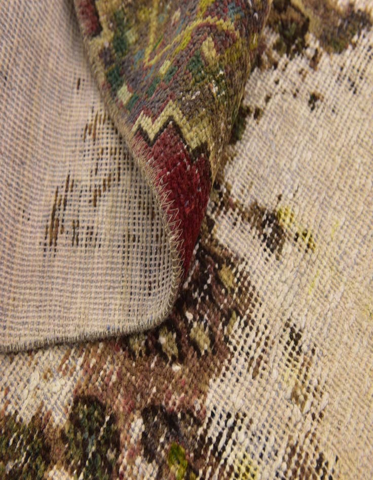 Detail image of 4' x 6' 3  Hand Knotted Ultra Vintage Persian Wool Rug