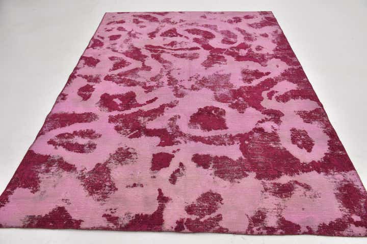 6' x 8' 8 Hand Knotted Ultra Vintage Persian Wool Rug