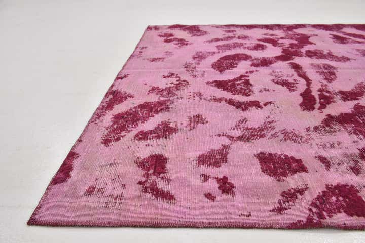 6' x 8' 8 Hand Knotted Ultra Vintage Persian Wool Rug
