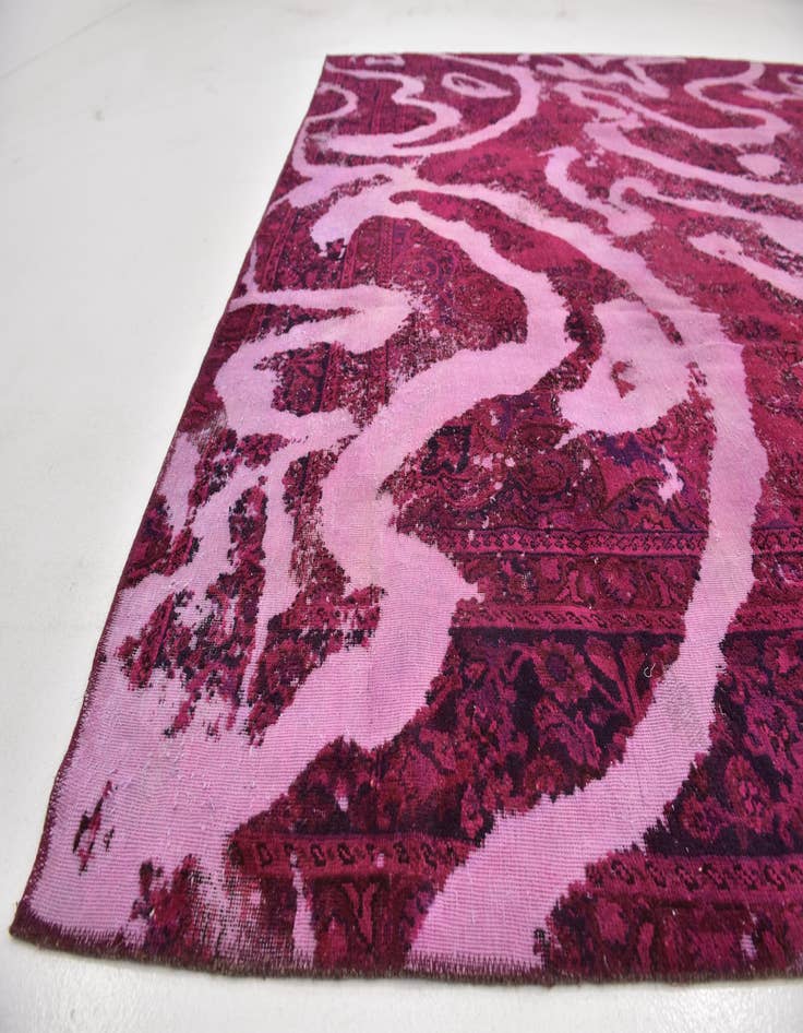 Detail image of 9' 2 x 11' 2  Hand Knotted Ultra Vintage Persian Wool Rug