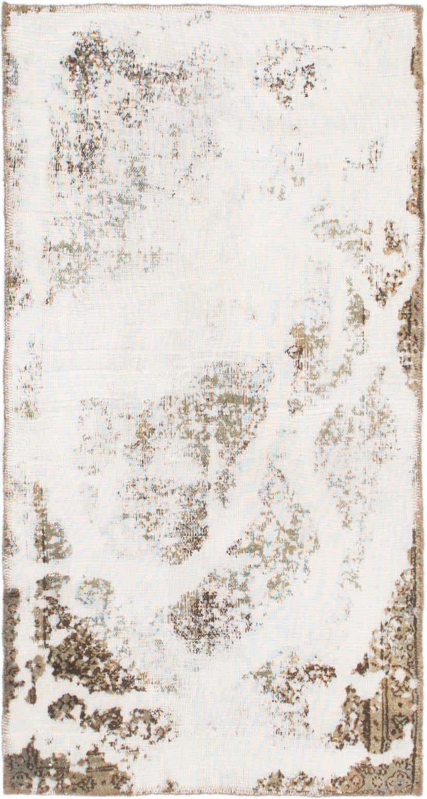2' 6 x 4' 8 Hand Knotted Ultra Vintage Persian Wool Rug