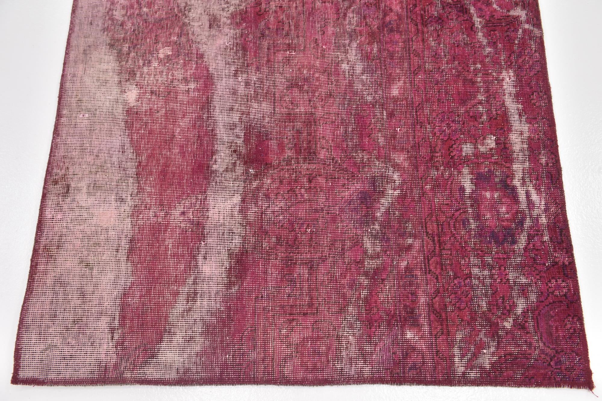 3' 6 x 5' 6 Hand Knotted Ultra Vintage Persian Wool Rug