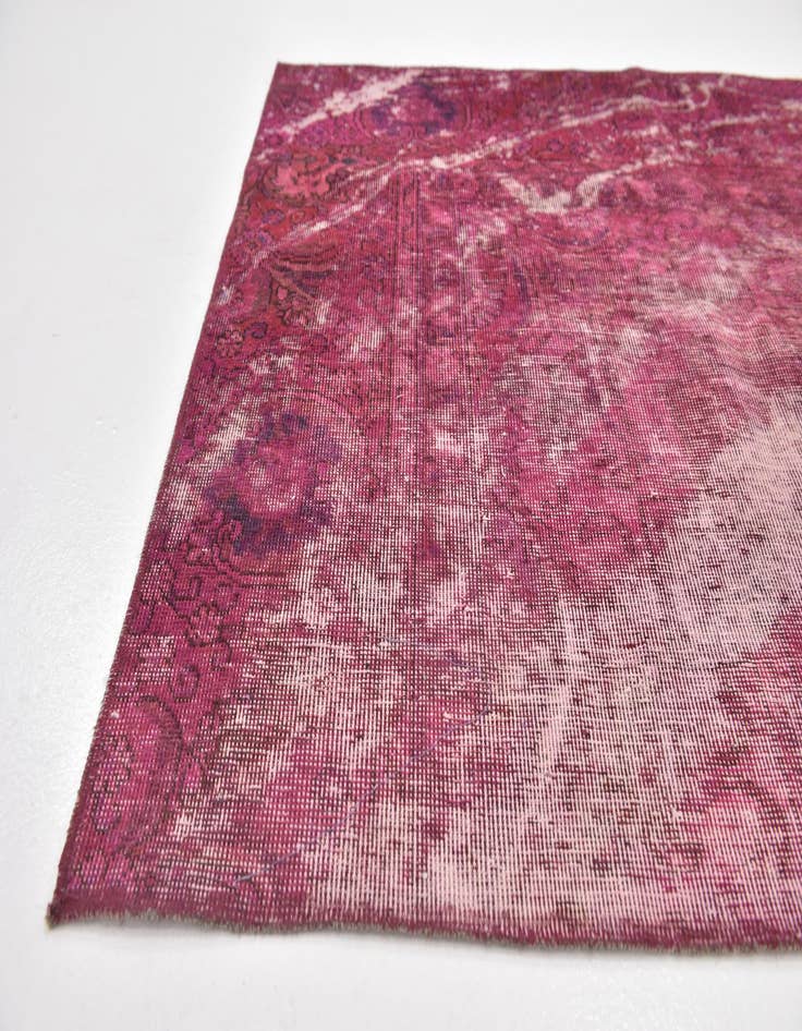 Detail image of 3' 6 x 5' 6  Hand Knotted Ultra Vintage Persian Wool Rug