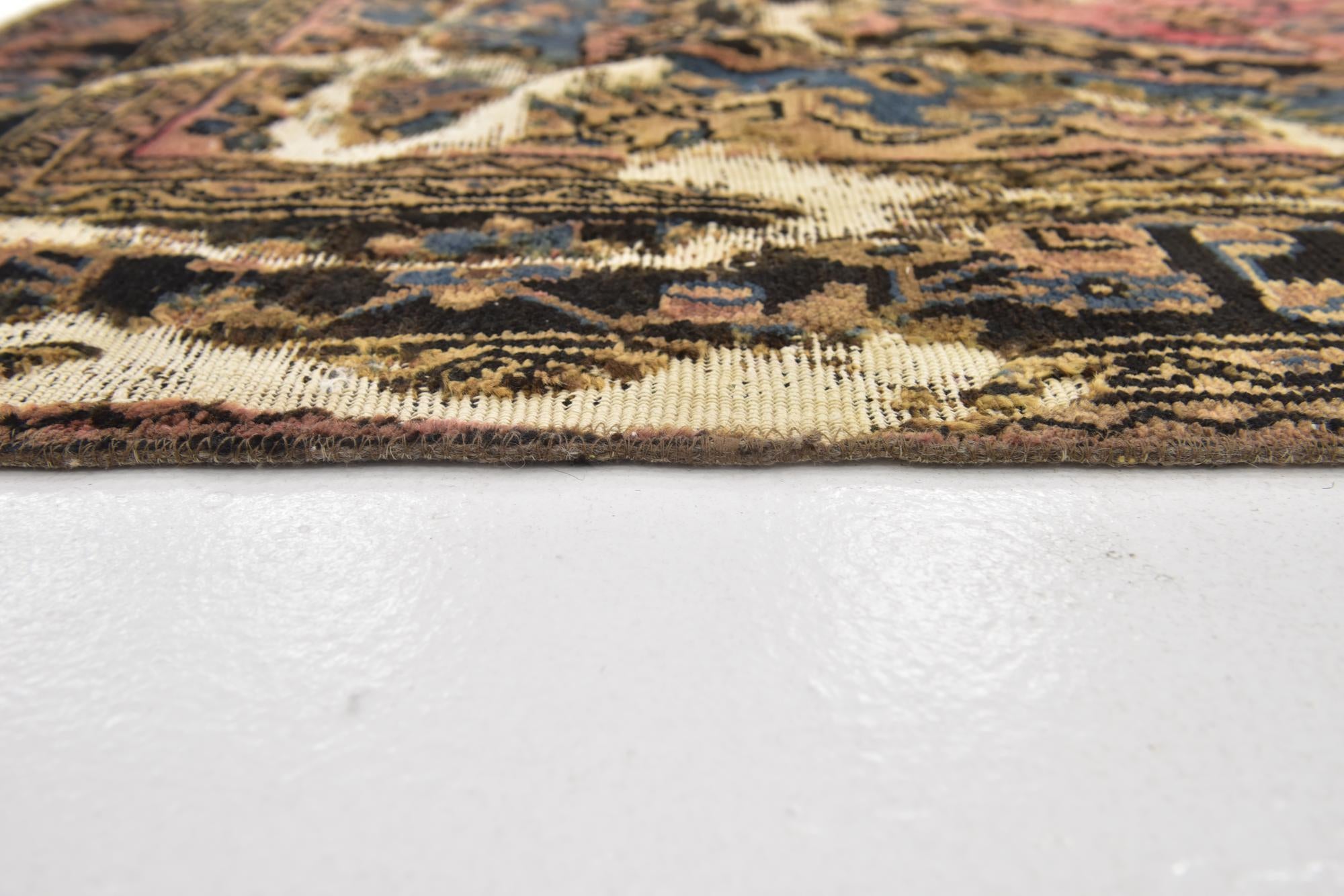 5' 10 x 8' Hand Knotted Ultra Vintage Persian Wool Rug