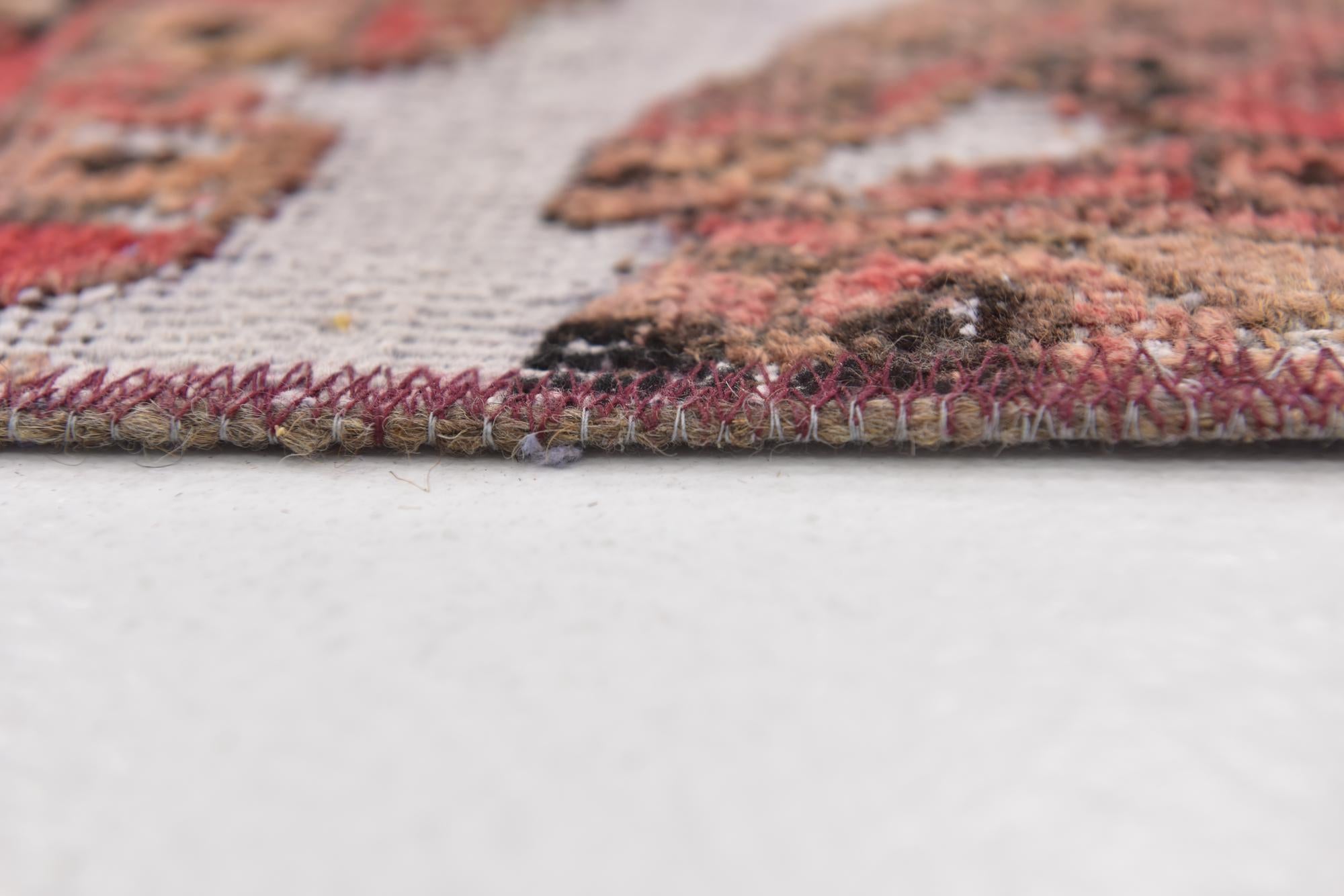 5' 10 x 7' 8 Hand Knotted Ultra Vintage Persian Wool Rug