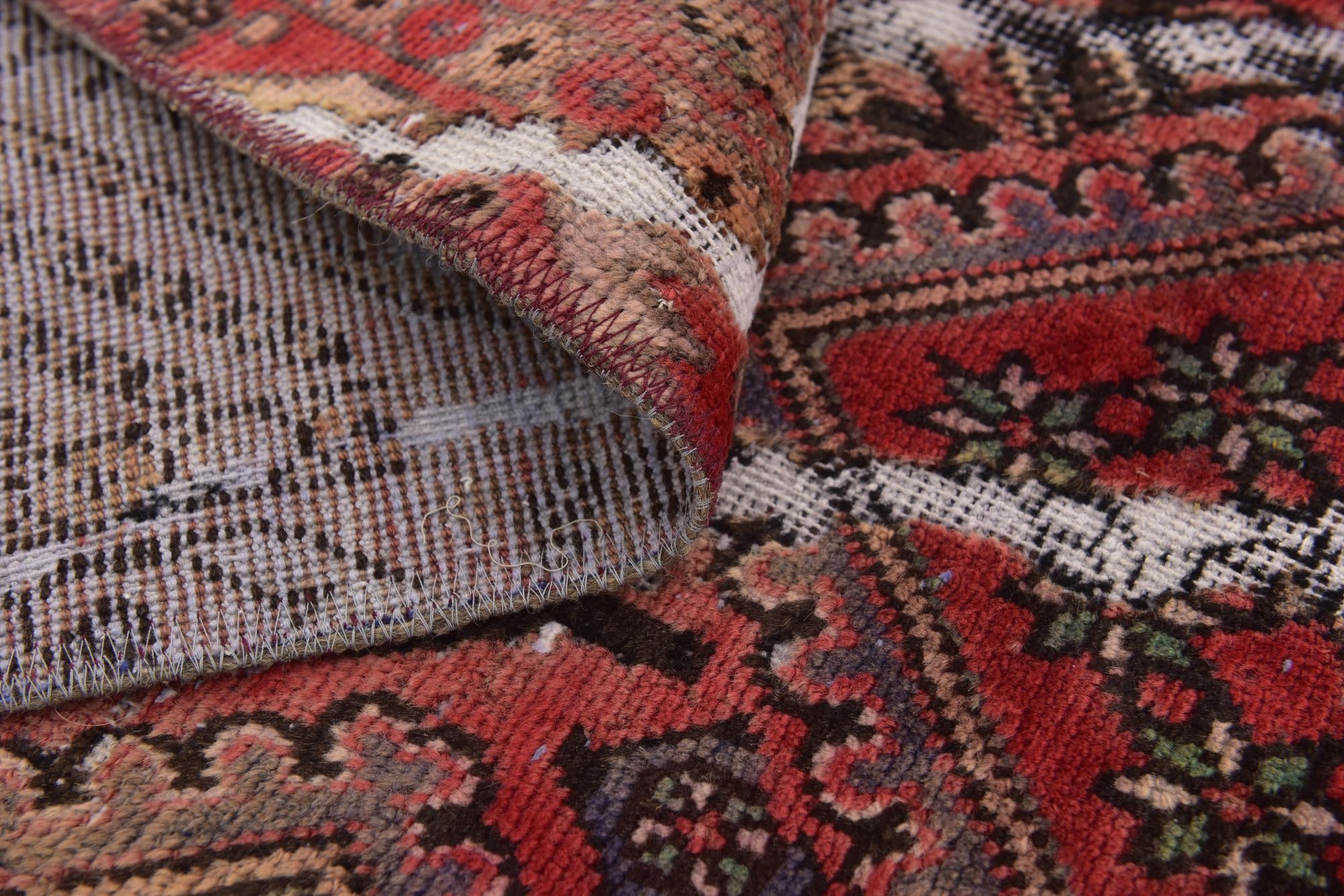 5' 10 x 7' 8 Hand Knotted Ultra Vintage Persian Wool Rug