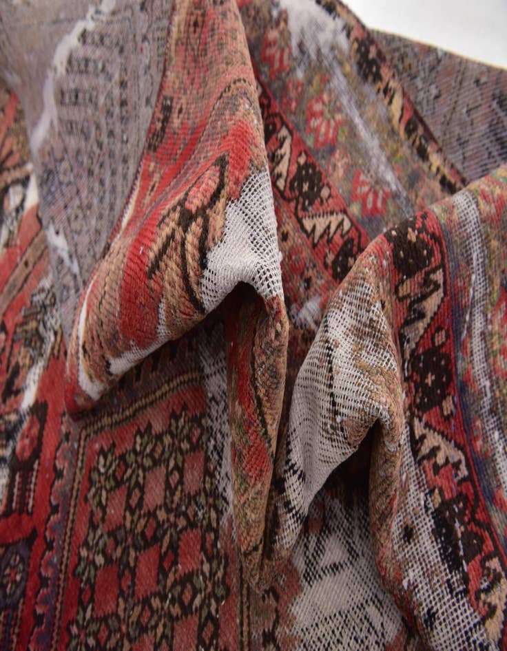 Detail image of 5' 10 x 7' 8  Hand Knotted Ultra Vintage Persian Wool Rug