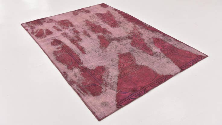 Detail image of 5' x 7' Hand Knotted Ultra Vintage Persian Wool Rug