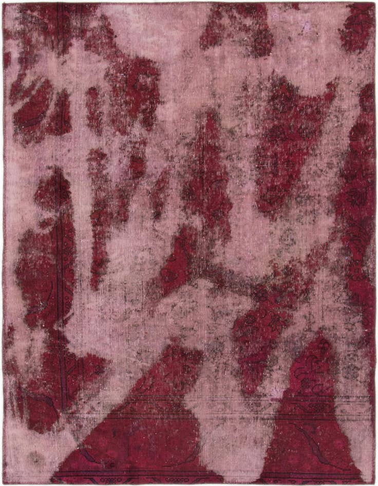 Detail image of 5' x 7' Hand Knotted Ultra Vintage Persian Wool Rug