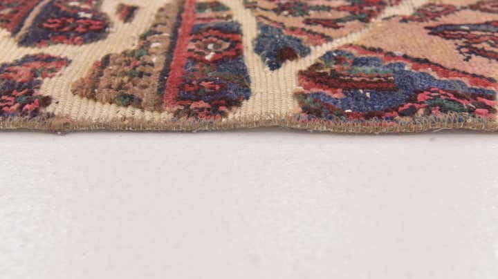 4' 5 x 6' 4 Hand Knotted Ultra Vintage Persian Wool Rug