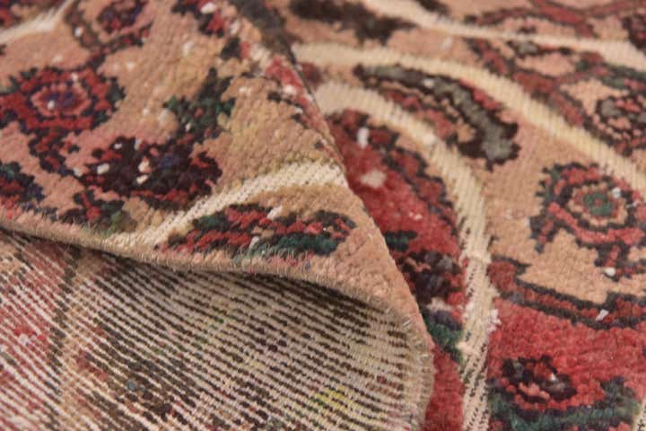 4' 5 x 6' 4 Hand Knotted Ultra Vintage Persian Wool Rug