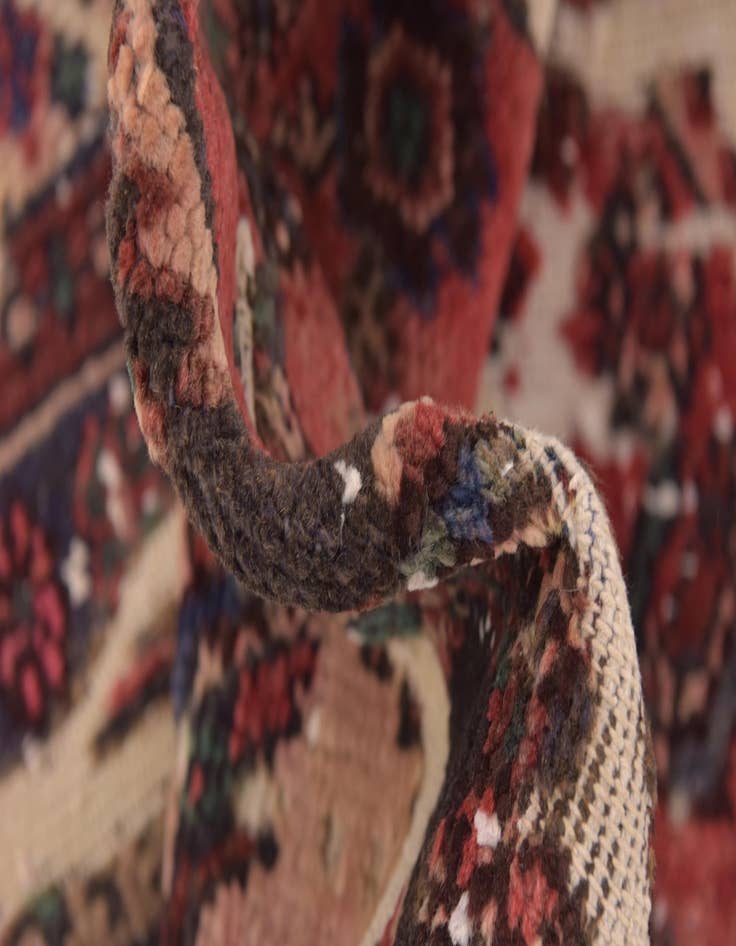 Detail image of 4' 5 x 6' 4  Hand Knotted Ultra Vintage Persian Wool Rug