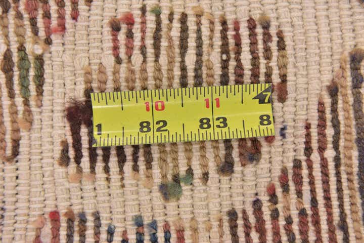 4' 5 x 6' 4 Hand Knotted Ultra Vintage Persian Wool Rug
