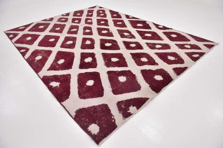 8' 10 x 11' 9 Hand Knotted Ultra Vintage Persian Wool Rug