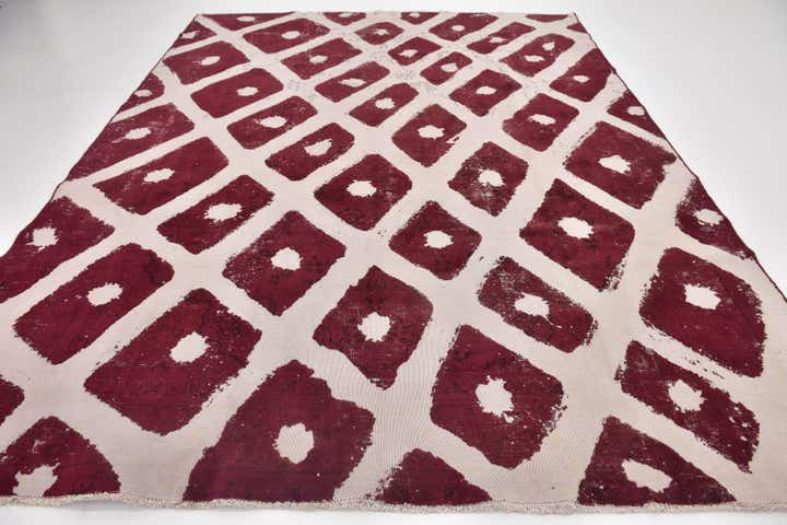 8' 10 x 11' 9 Hand Knotted Ultra Vintage Persian Wool Rug