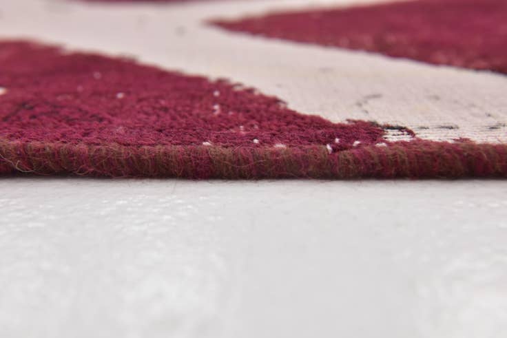 Detail image of 8' 10 x 11' 9 Hand Knotted Ultra Vintage Persian Wool Rug