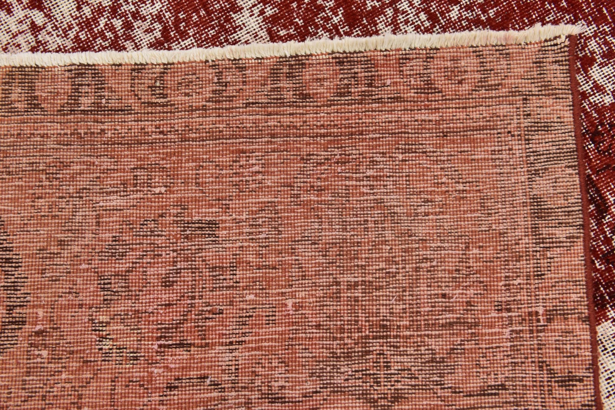9' 7 x 12' 8 Hand Knotted Ultra Vintage Persian Wool Rug
