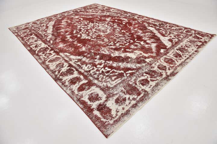 9' 7 x 12' 8 Hand Knotted Ultra Vintage Persian Wool Rug