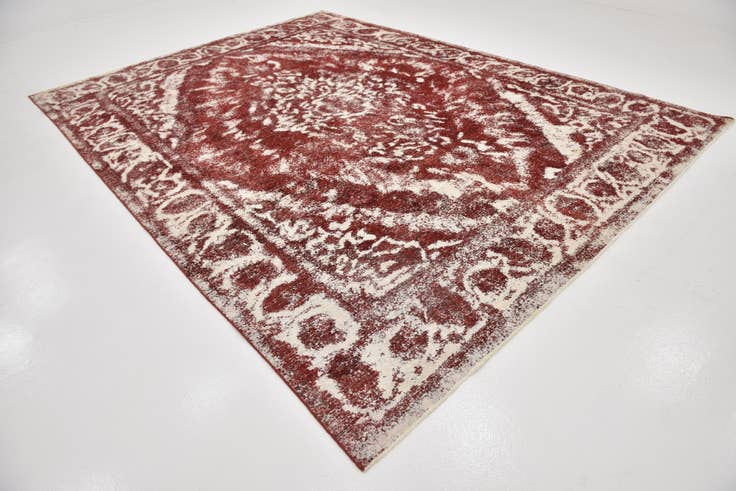 Detail image of 9' 7 x 12' 8 Hand Knotted Ultra Vintage Persian Wool Rug