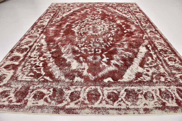 9' 7 x 12' 8 Hand Knotted Ultra Vintage Persian Wool Rug