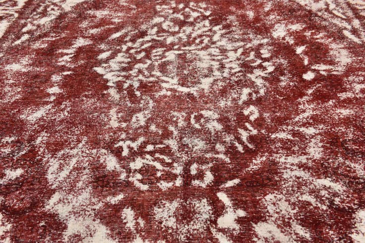 Detail image of 9' 7 x 12' 8 Hand Knotted Ultra Vintage Persian Wool Rug