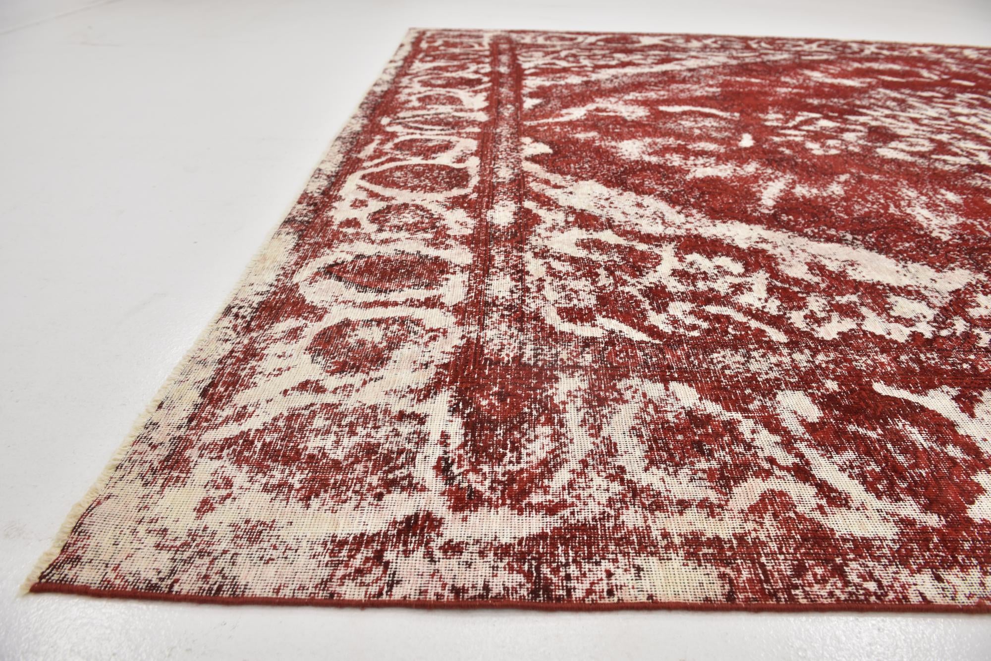 9' 7 x 12' 8 Hand Knotted Ultra Vintage Persian Wool Rug
