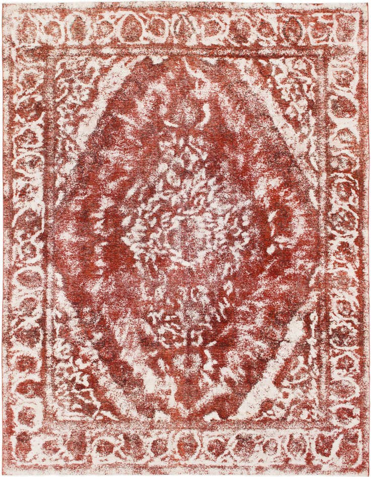 Detail image of 9' 7 x 12' 8 Hand Knotted Ultra Vintage Persian Wool Rug