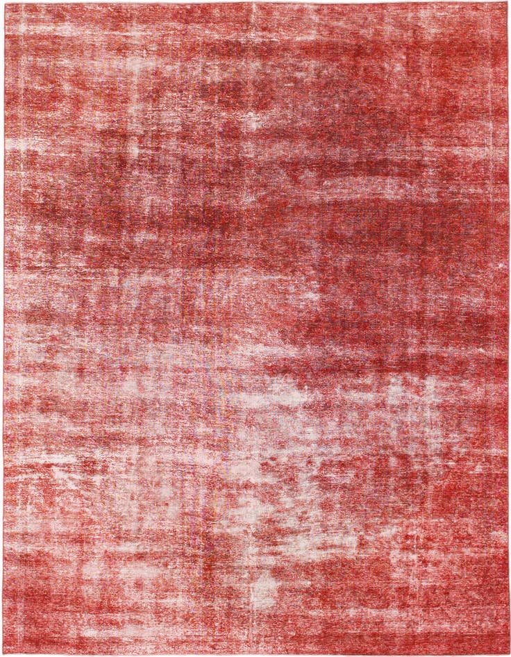Detail image of 7' 4 x 11' 4 Hand Knotted Ultra Vintage Persian Wool Rug