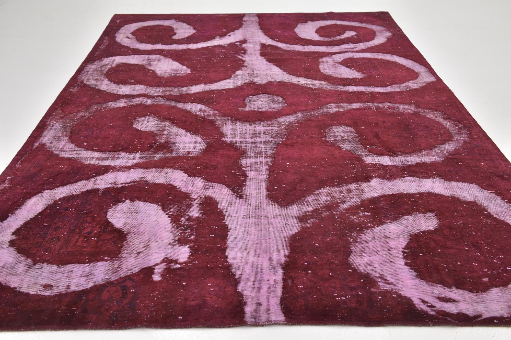 7' 5 x 11' 2 Hand Knotted Ultra Vintage Persian Wool Rug