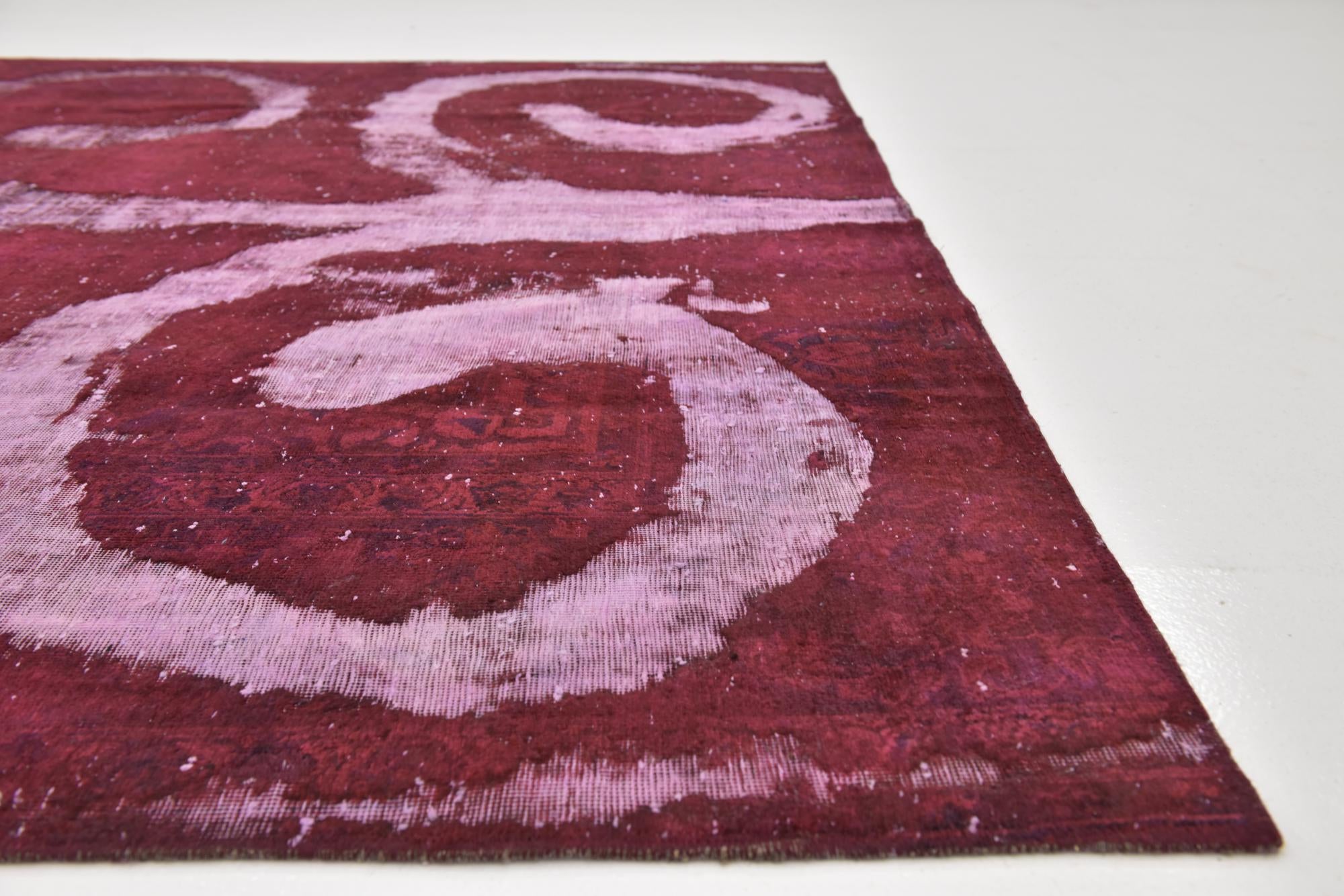 7' 5 x 11' 2 Hand Knotted Ultra Vintage Persian Wool Rug