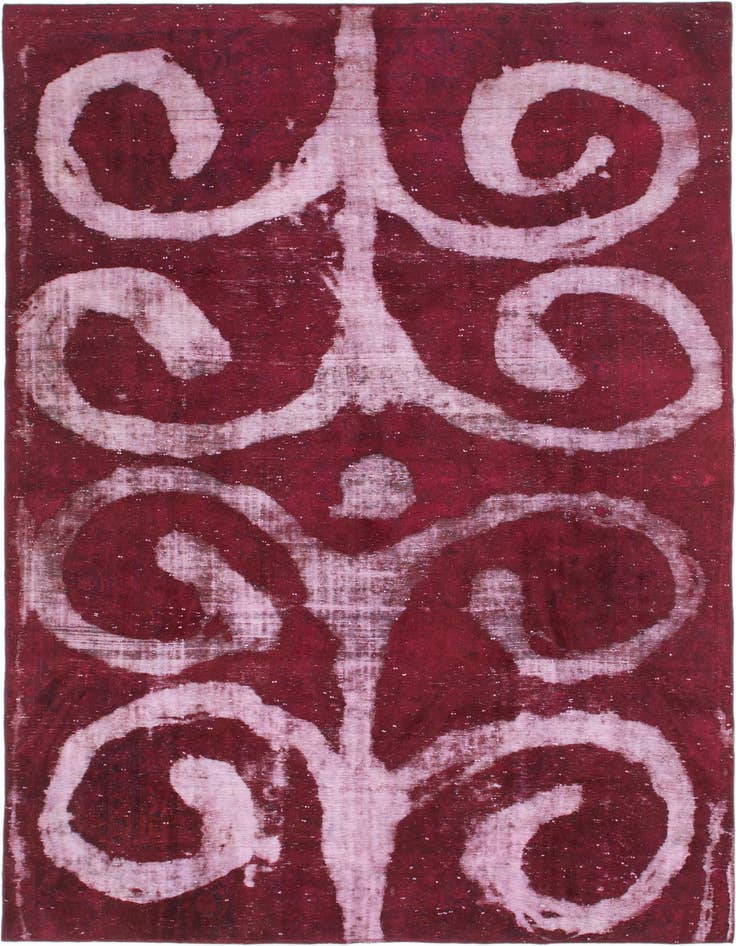 Detail image of 7' 5 x 11' 2 Hand Knotted Ultra Vintage Persian Wool Rug